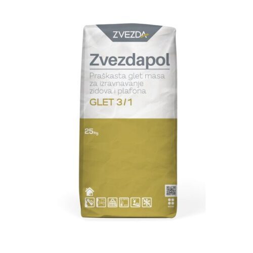 ZVEZDAPOL glet masa 3/1 25KG